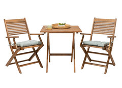 NAMA KOM Set rasklopivih baštenskih stolica i stola orah